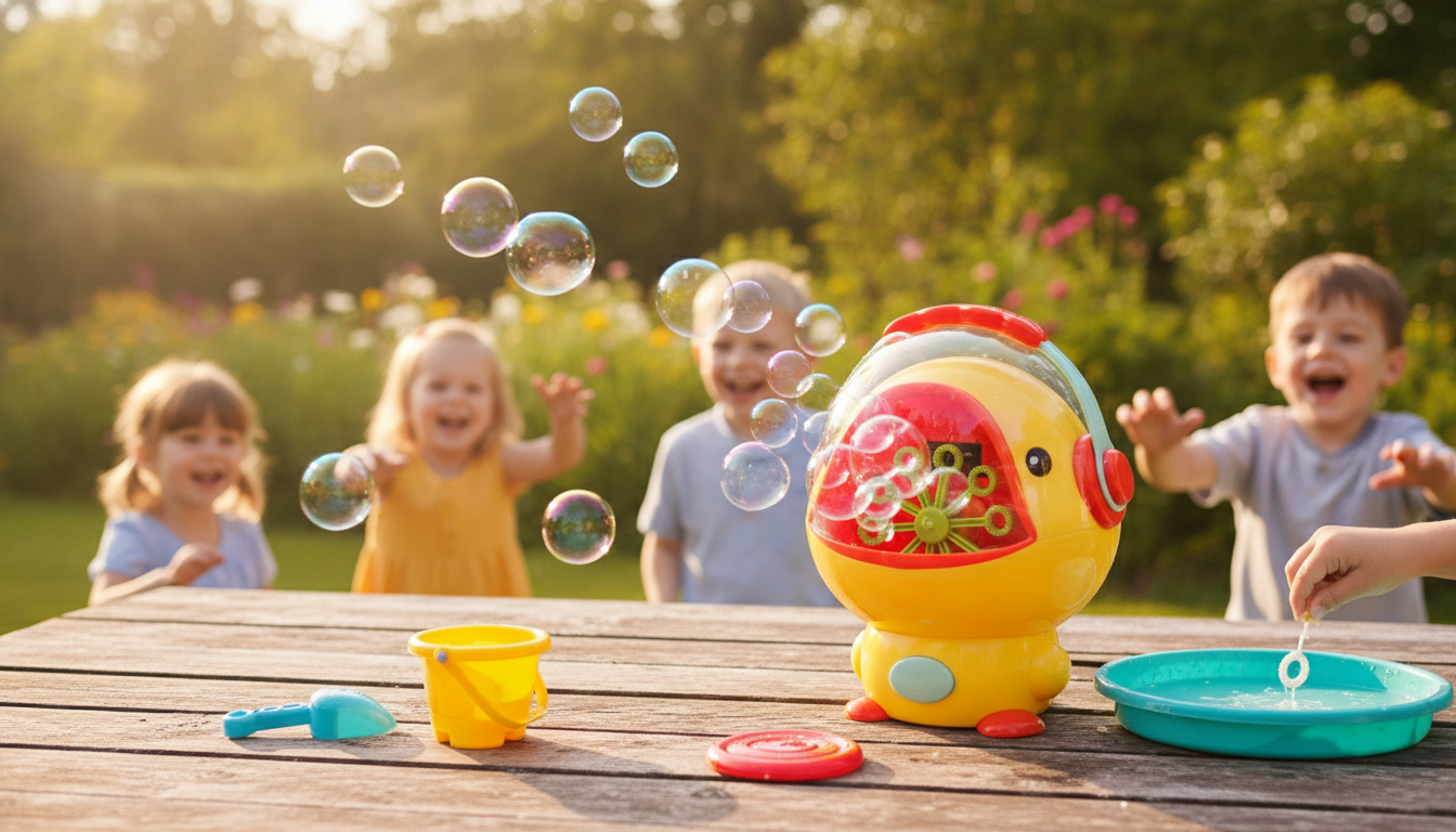Duck Bubble Machine for Kids: Easy Outdoor Party Fun